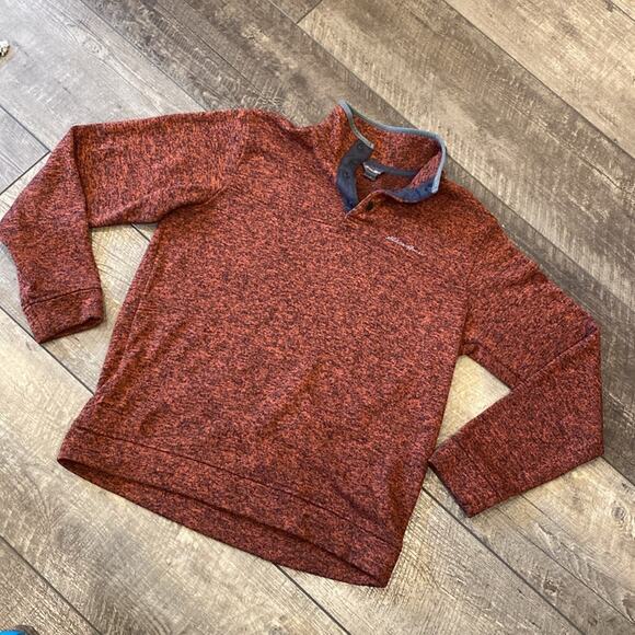 Bundle of 2 Eddie Bauer Men's Radiator Fleece Snap Front Pullover Size L - Picture 7 of 13